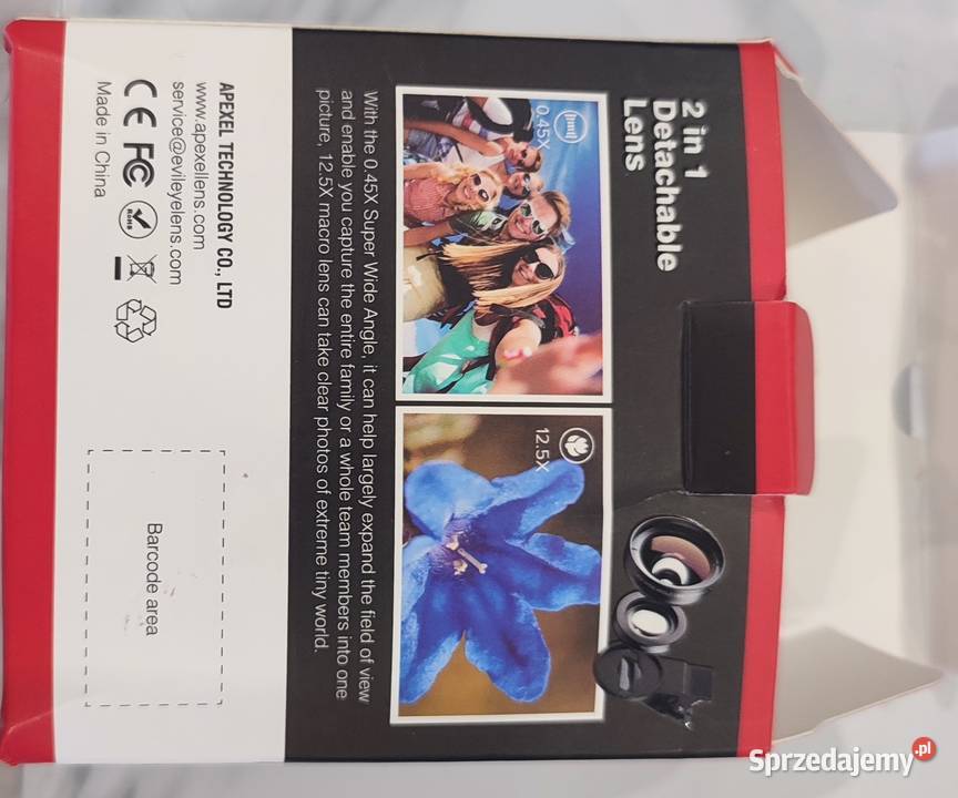 Obiektyw do telefonu APEXEL Pozostałe Pruszków