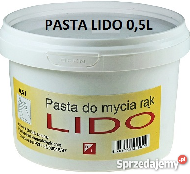 Pasta Lido 0,5L do mycia rąk mechaników REWELACJA