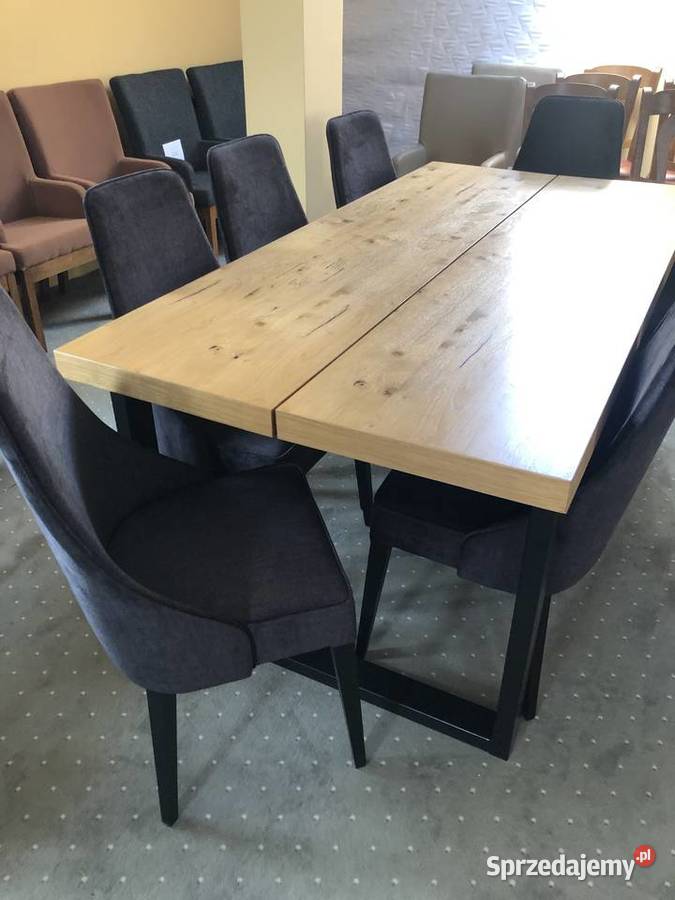 Stół Matin 8 sztuk krzeseł GRANDE PROMOCJA Gliwice sprzedam