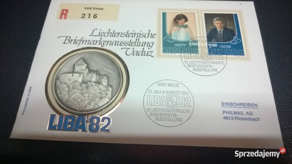 Koperta numizmatyczna 0184 Numizmatyka Warszawa sprzedam