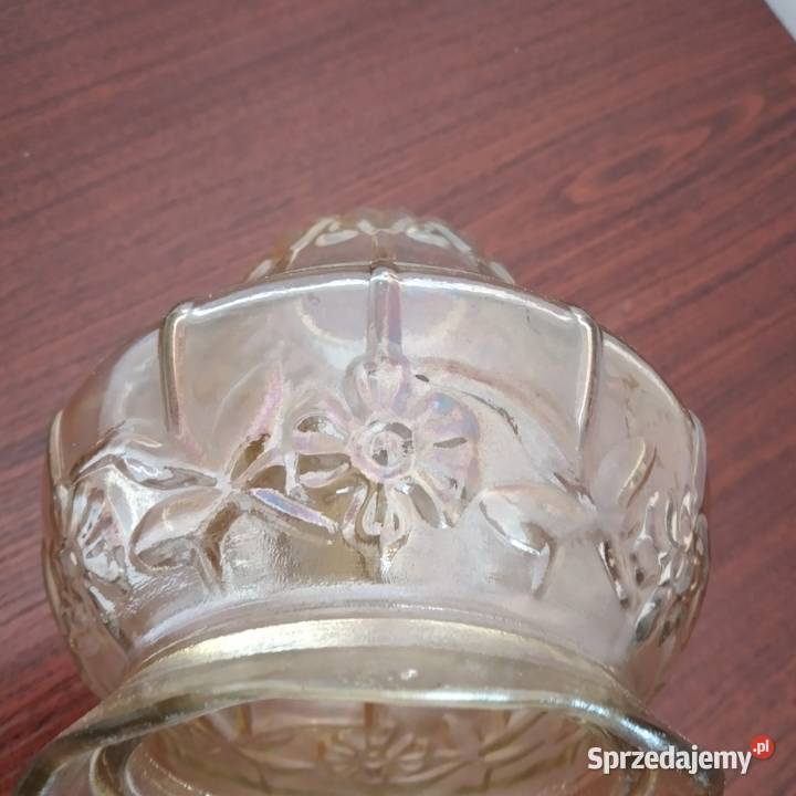 klosz szklany PRL Bukowno