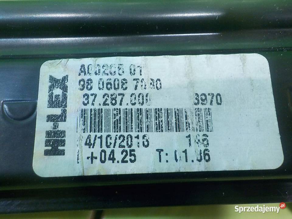 PEUGEOT 508 I SW 16 EHDI 11r KOMBI podnosnik Suków