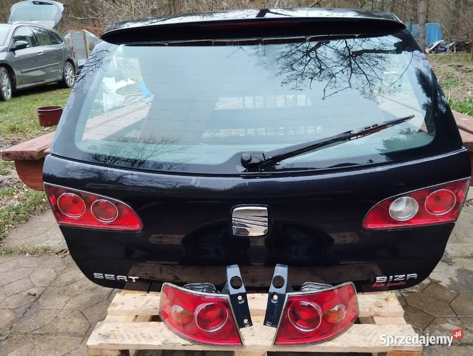 Klapa tylna zderzak lampy tył Seat Ibiza 2005r Klapy bagażnika Karoseria Łódź