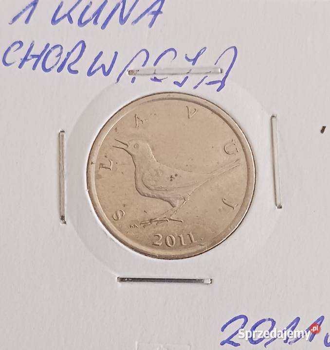 1 Kuna Chorwacja 2011 r Konin sprzedam