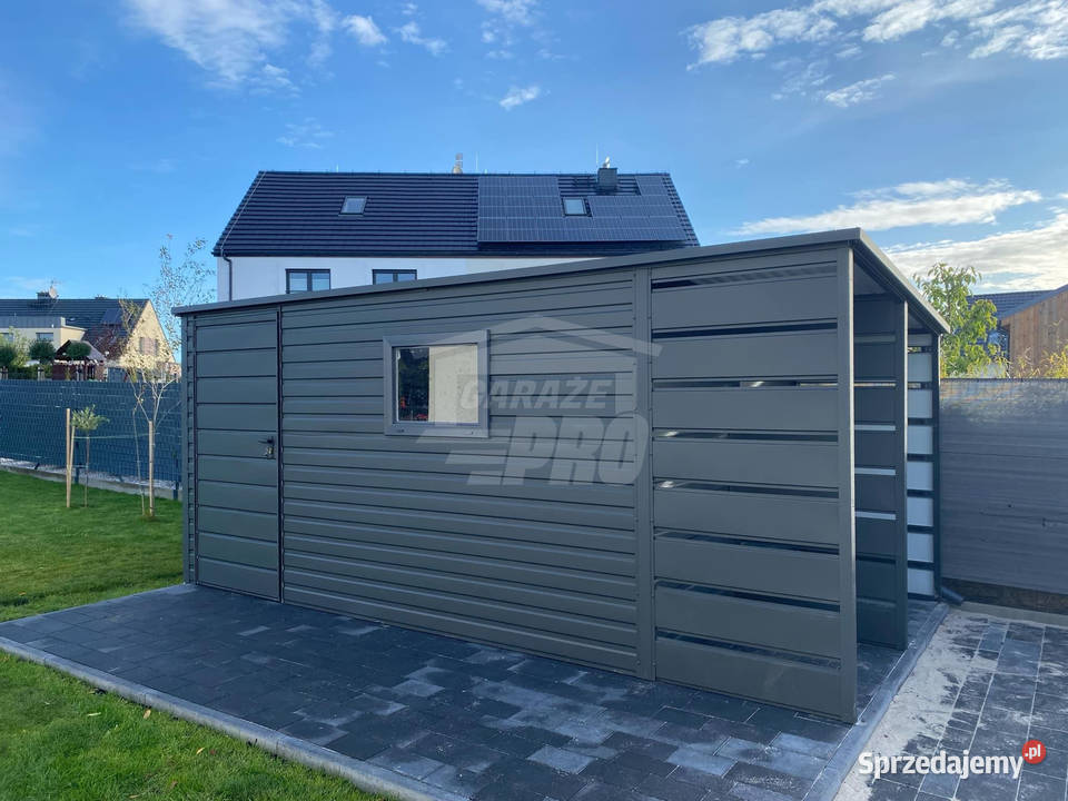 Schowek Domek ogrodowy 38x25m wiata 12m drzwi mazowieckie Siedlce