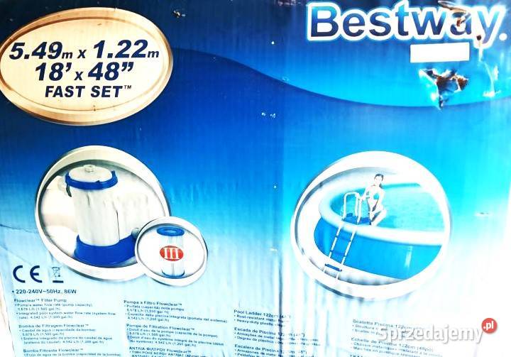 Basen Bestway 549m x 122m kujawsko-pomorskie Świecie