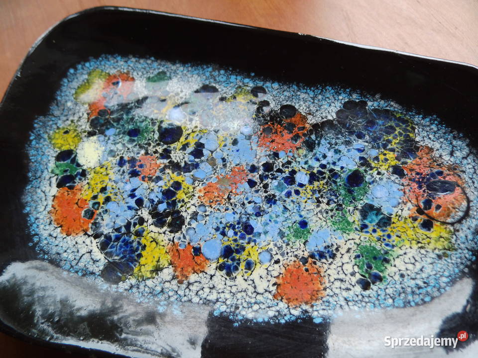 Patera Emalia Niemiecka Lata 60 te Ciekawy Radzewice