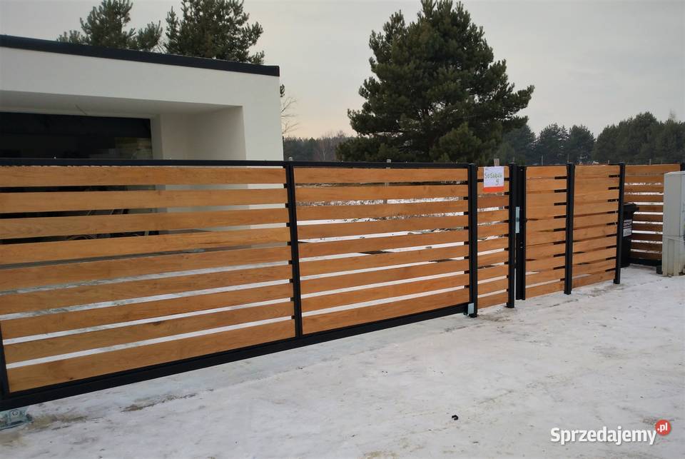 Drewniane ogrodzenia panelowe Trzebnica
