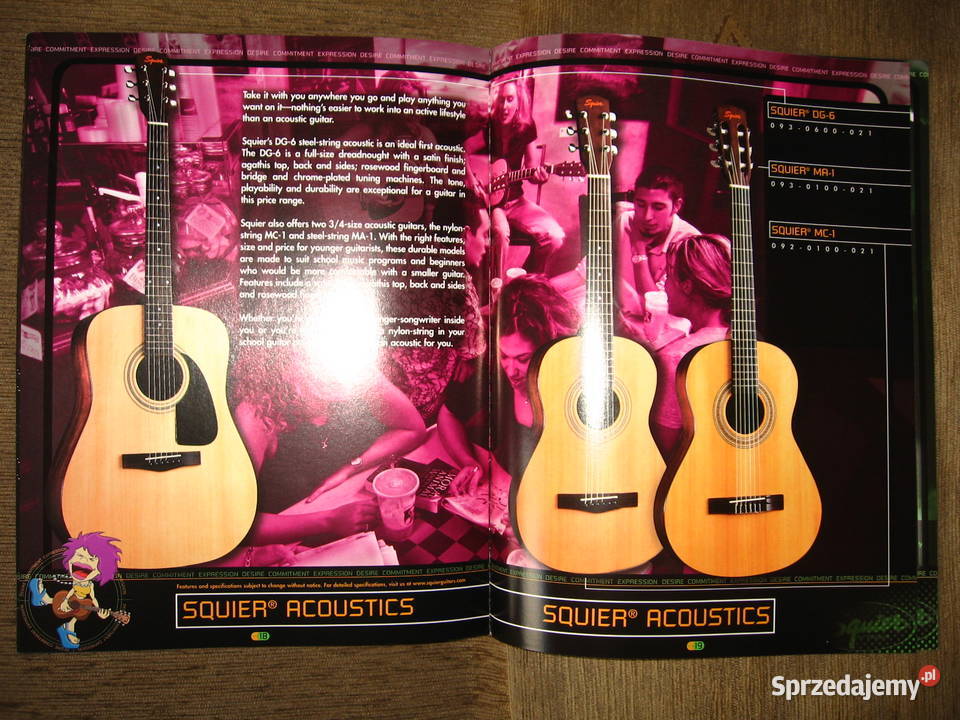 Squier Guitars Basses katalog pomorskie