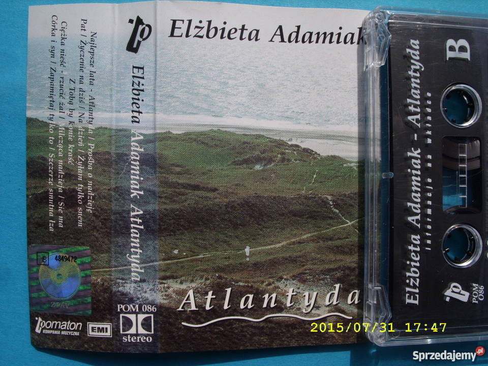 E ADAMIAK Atlantyda kaseta POP pop Wołów