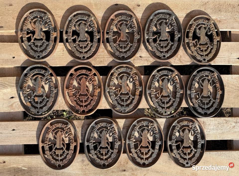 SINGER EMBLEMAT STARA MASZYNA DO SZYCIA Bielawa