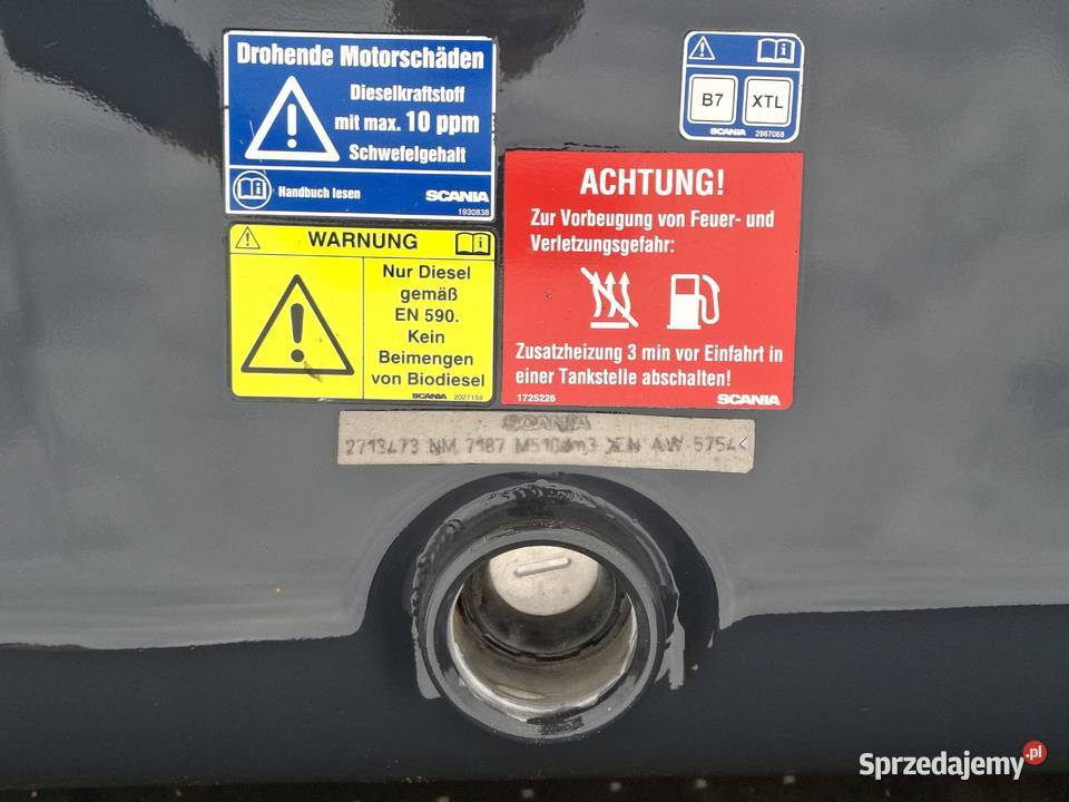 SCANIA ZBIORNIK PALIWA 510L 2713473 Bieleń sprzedam