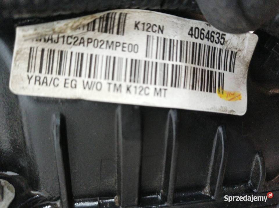 SILNIK KOMPLETNY BENZYNA K12CN K12C 12 16V