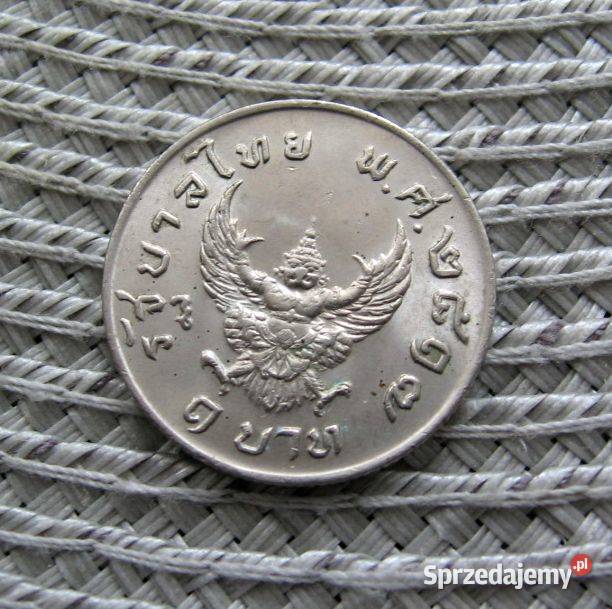 Tajlandia 1 Baht 1974r Ładna Antyki, Sztuka, Kolekcje Kalisz