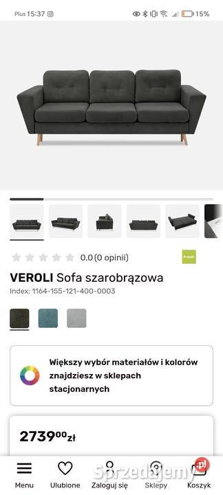 Kanapa sofa rozkładana trzyosobowa Rzeszów