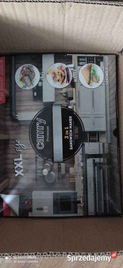 Grill gofrownica i Opiekacz do Kanapek 3 w 1 XXL Warszawa