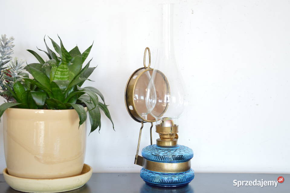 lampa naftowa wisząca stojąca z lusterkiem śląskie sprzedam