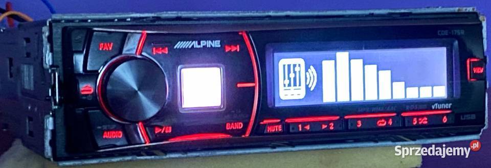 Alpine CDE175R DSP I USBAUXCD I Wysoki model Kępno sprzedam