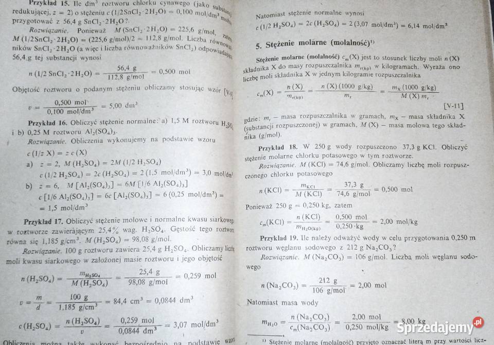 Podstawy obliczeń chemicznych Henryk Całus miękka Chełm