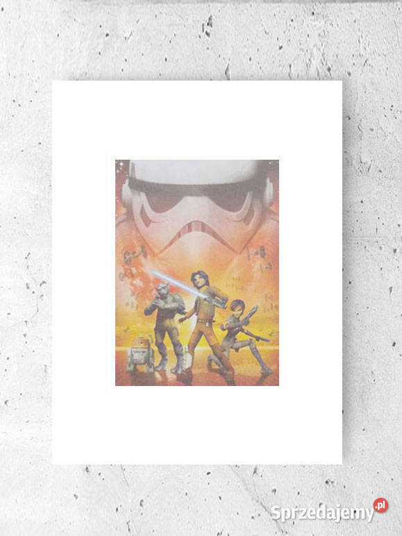 plakat z gwiezdnych wojen star wars plakaty A4 wielokolorowy Olsztyn