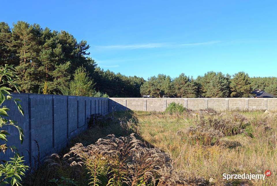 Działka inwestycyjna ogrodzona uzbrojona 1000m2 lubuskie Prądocin sprzedam