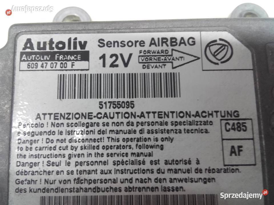 Fiat Linea sensor airbag moduł poduszek sprzedam