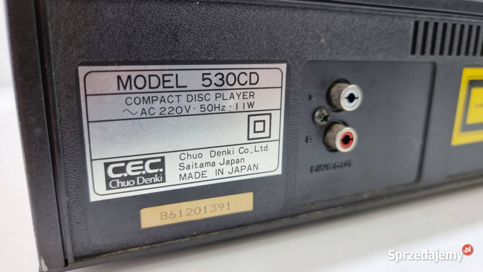 CEC CEC 530 CD 530CD odtwarzacz kompaktowy Międzychód
