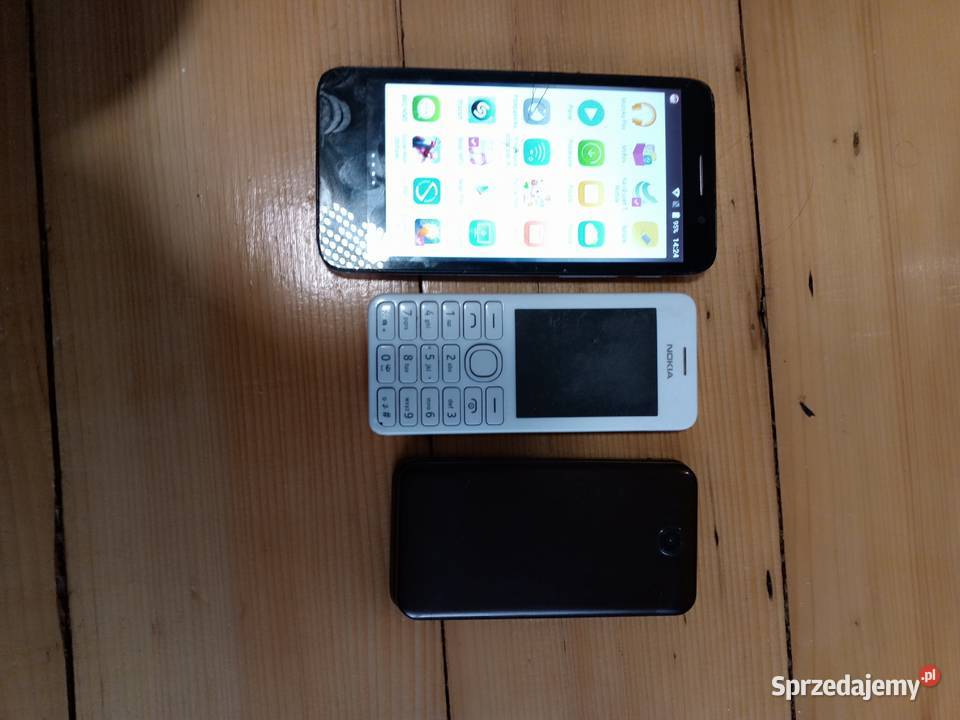 Sprzedam 3 telefony Alcatel Nokia Sprawne stan małopolskie Skawina