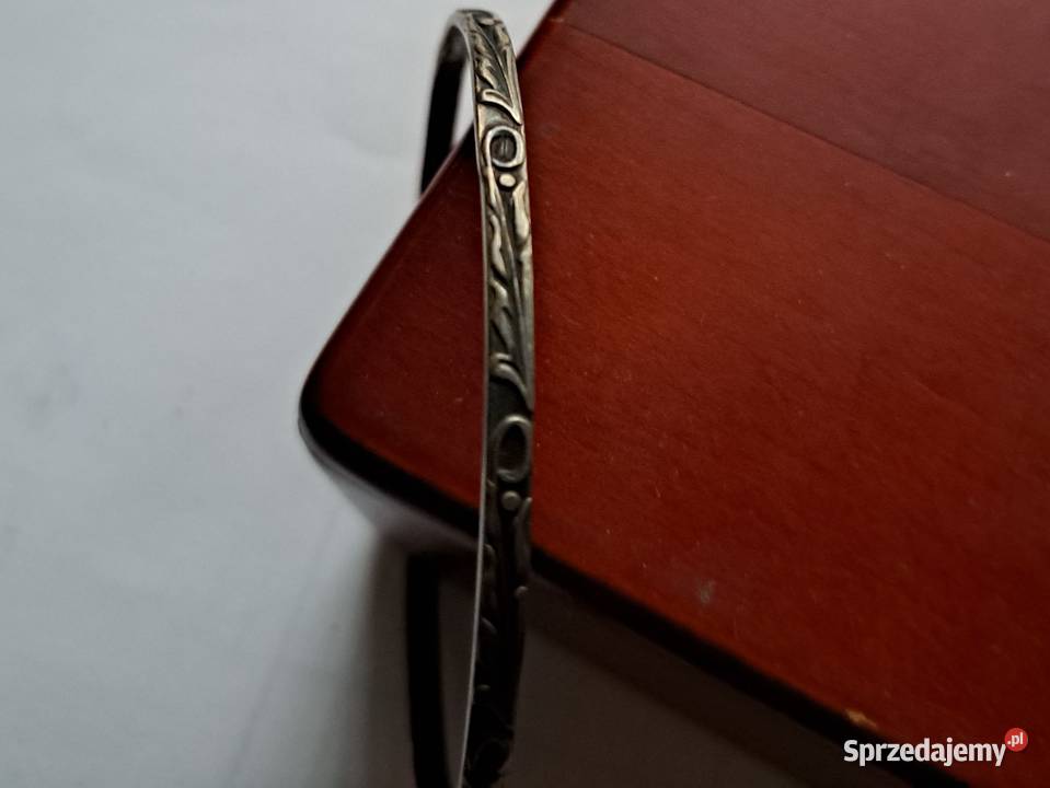 Bransoletka Damska Srebrna Pr 925 Ozdobny Wzór Tarnowo Podgórne