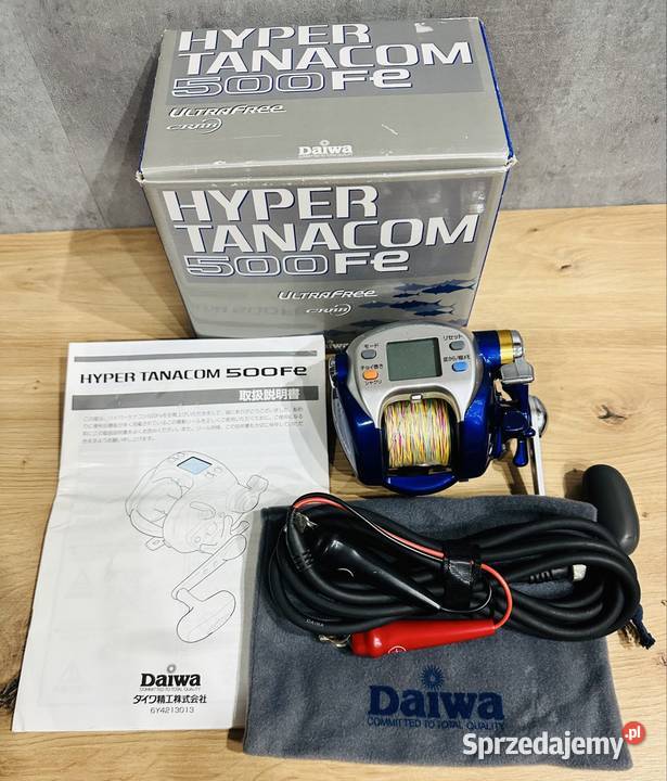 Multiplikator elektryczny Daiwa Tanacom 500FE Wędkarstwo Dąbrowa Górnicza sprzedam