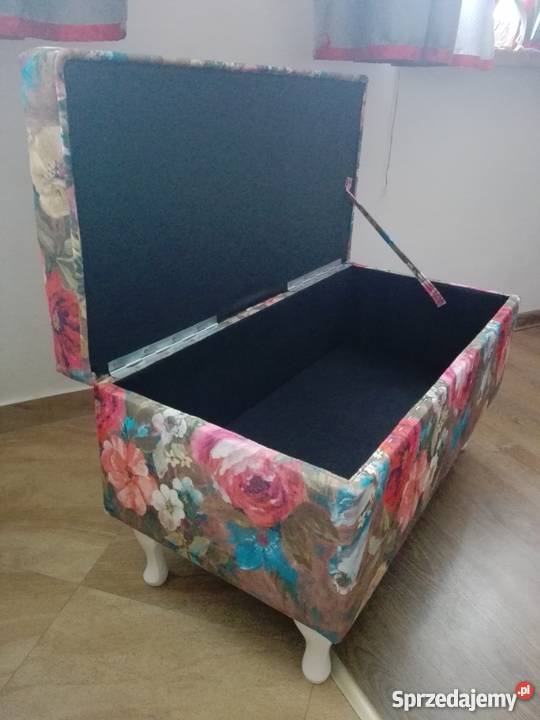 Ławka Pufa Kwiaty 80x40 Stalowa Wola