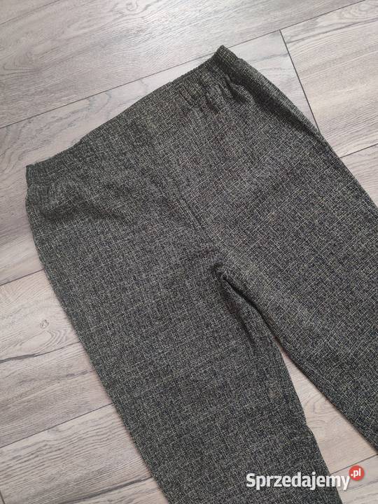 Materiałowe spodnie 40 42 Vintage y2k love 80 90 Spodnie Jasło