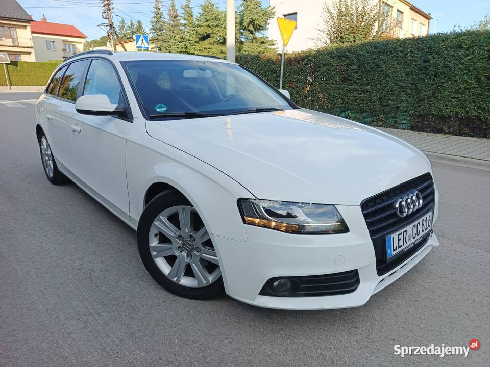 Audi A4 20 TDI Biała perła manual sprowadzona lakier metallic świętokrzyskie Pińczów