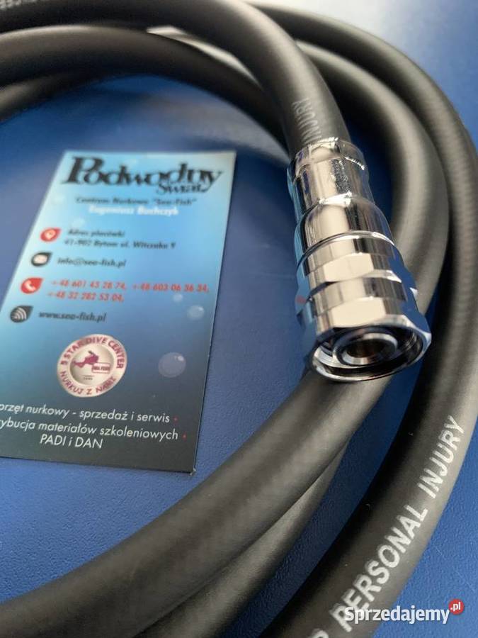 Wąż LP do automatuoctopusa gumowy czarny 200 Bytom