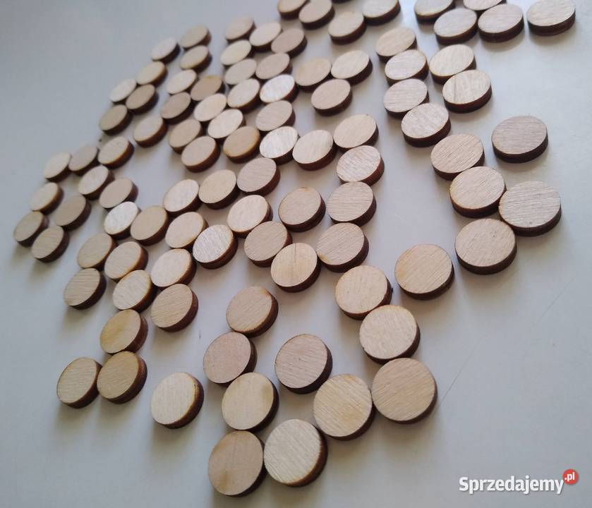 Koła Kółka Drewniane 11 mm Scrapki Decupage 100 Gdańsk sprzedam