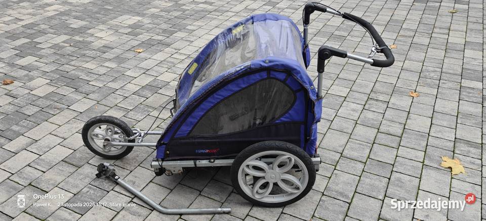 Riksza do roweru dwójki dzieci
