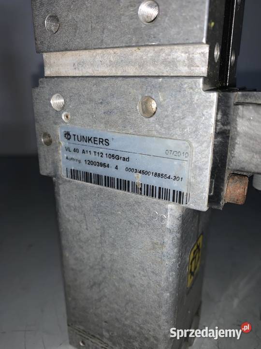 Tunkers VL 40 A11 T12 105Grad Pneumatic clamp Warszawa