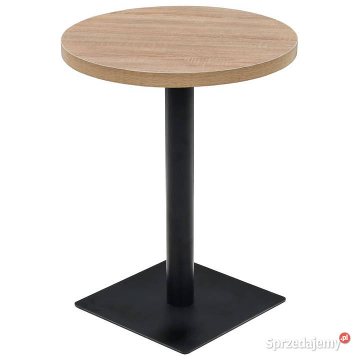Stolik bistro z MDF stalowa podstawa 60x75 kolor Warszawa