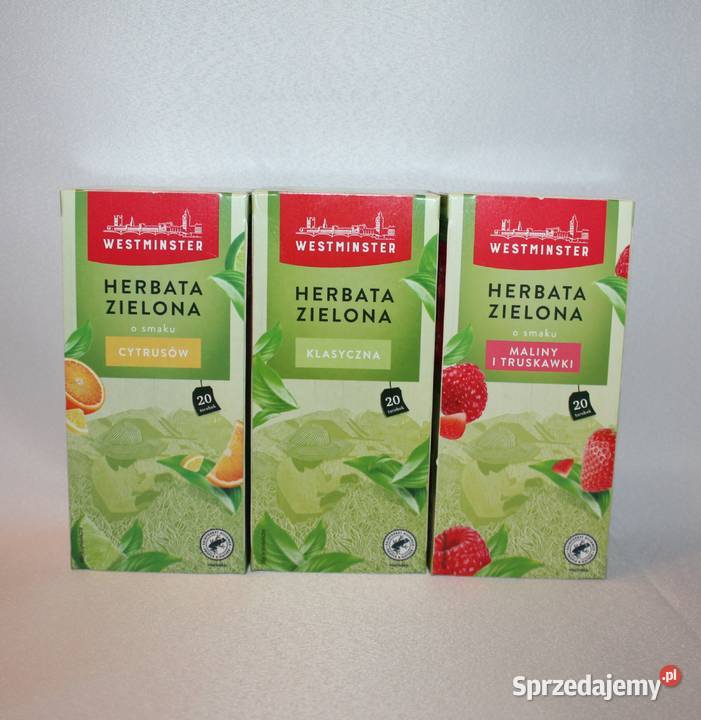 Westminster herbata zielona 20 t cytrusowa