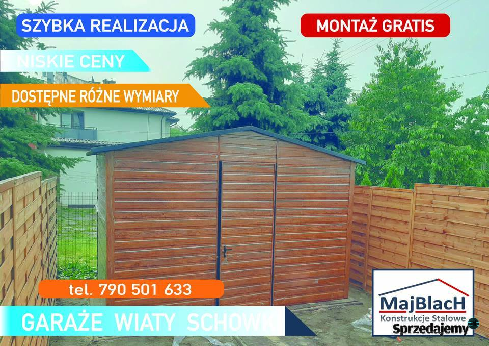 Garaż BlaszanyBLASZAKSCHOWEKWIATAMagazynGaraże Ciechanów