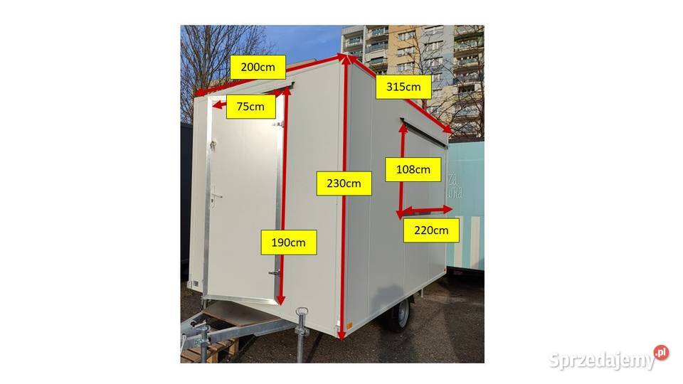Przyczepa gastronomiczna na lody i nie Warszawa
