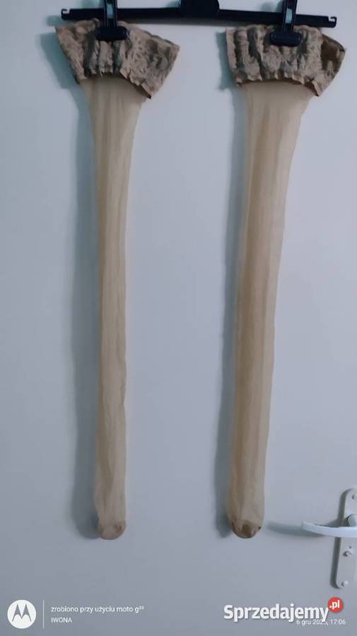 Boskie nowe cienkie cieliste pończochy Adrian 56 Ostrów Wielkopolski sprzedam