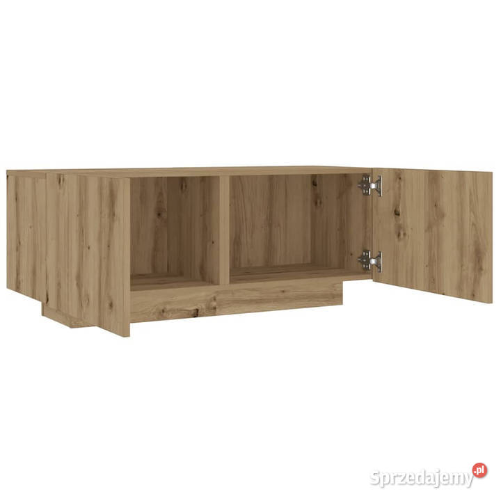 Szafka pod TV z oświetleniem LED dąb artisan RTV Warszawa