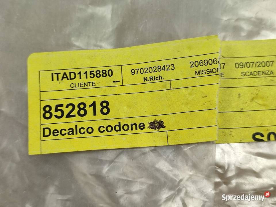NAKLEJKA NA ZADUPEK LEWA APRILIA RSV TUONO 1000