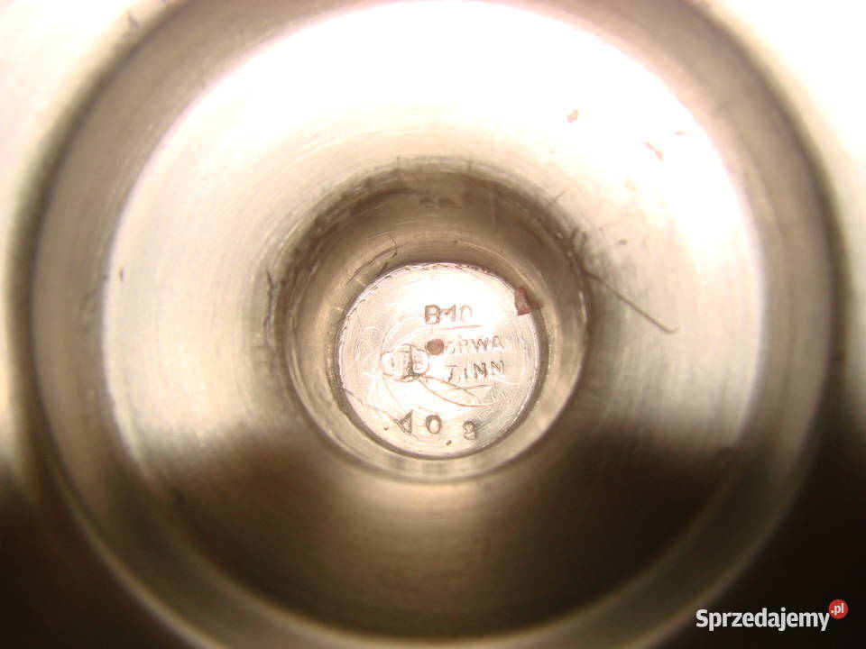 Norway Tinn cynowe świeczniki pomorskie