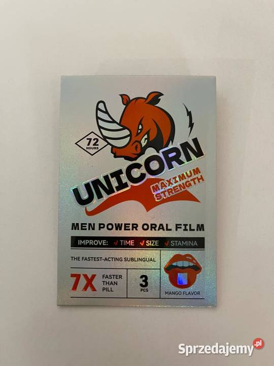 Unicocorn men power oral film ziołowe naturalne Mikołów