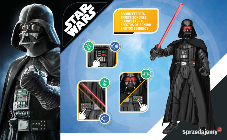 Figurka Interaktywna Lord Vader 30c Gwiezdne Figurki Mogilany