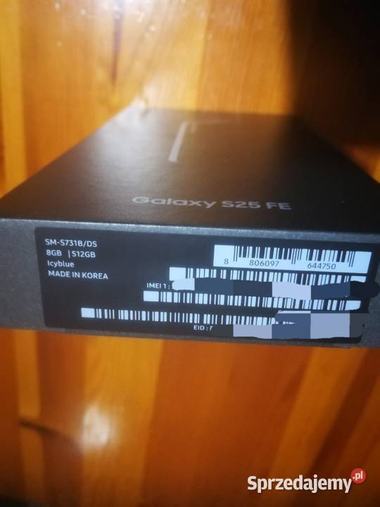 Samsung Galaxy S25 FE 5G 8512GB niebieski Lesko sprzedam