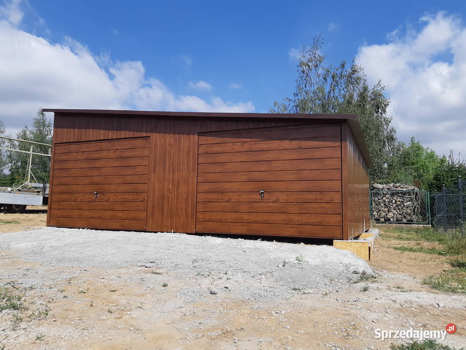 Garaż Blaszany ORZECH Złoty Dąb Blaszak GARAŻE Sprzedaż Krasnystaw