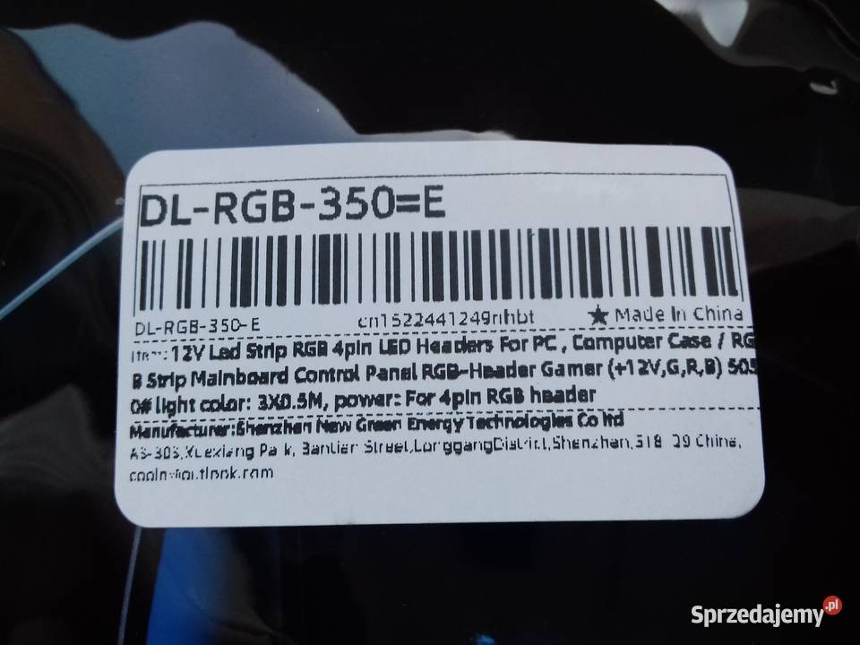 LED RGB 12V 4pin 30 3x oświetlenie płyt głównych Bydgoszcz